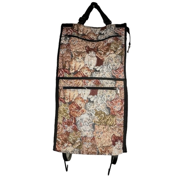 Vintage Handbags - Vintage Roller Bag with Cats